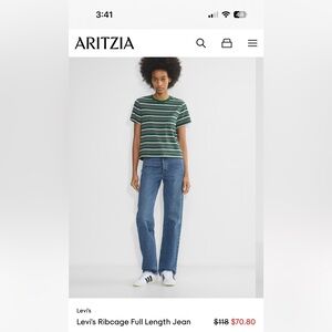 Levi’s Ribcage Full Length Jean size 32 length 30